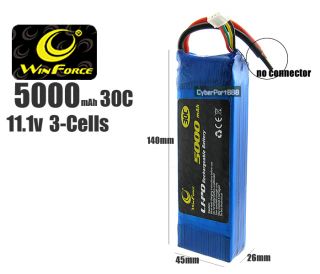 11.1v 5000mAh 30C LiPo 3 Cell 11.1 RC Wif Akku Battery
