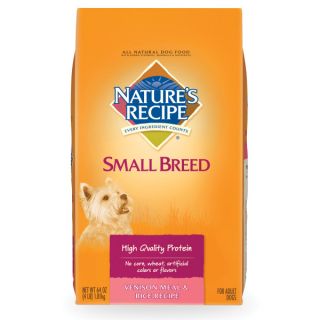 NATURE'S RECIPE Small Breed Natural Venison & Rice Recipe Dog Food   Dog
