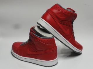 Air Jordan 1 Phat Varsity Red Cool Gray White Sneakers Mens Size 9.5