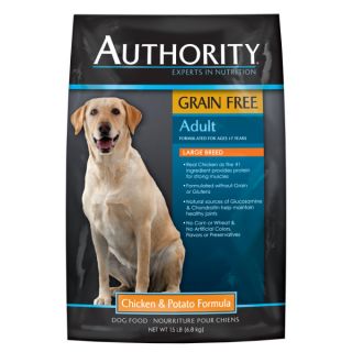 Authority Adult Large Breed Chicken & Potato Formula Dog Food   Dry Food   Food