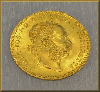 Dukat Goldmünze / Münze Gold FRANC IOS I D G AVSTRIAE IMPERATOR