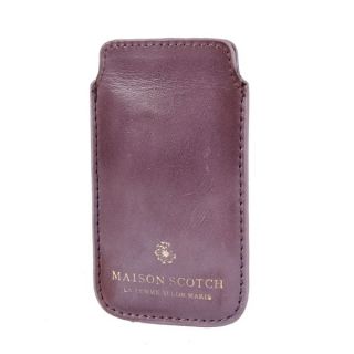 Maison Scotch Handytasche iPhone Schutzhuelle Leder Lavender mit
