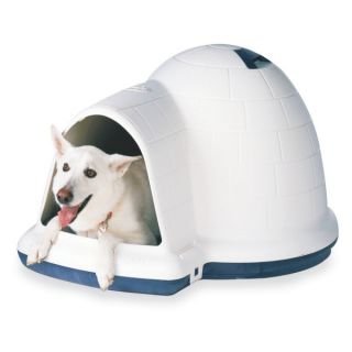 Dog Summer PETssentials Indigo Dog Igloo Style Dog House by Doskocil