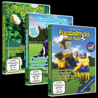 Fussballtricks für Kids   Trickser Paket (3 DVDs)