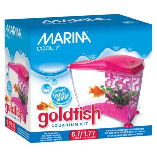 Marina Goldfish 1.77 G Aquarium Starter Kit   Pink
