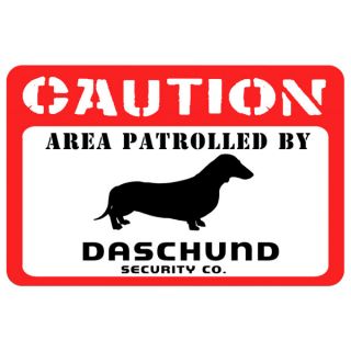 Bungalow Printed Caution Dachshund Pet Mat   Dog   Boutique