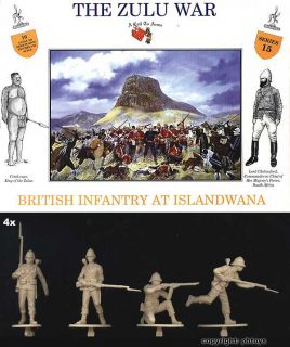 32 Figuren CTA15 Zulu Krieg Britis Infantry at Islandwana / SELTEN