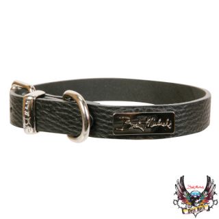 Bret Michaels Pets Rock™ Distressed Leather Collar   Collars   Collars, Harnesses & Leashes