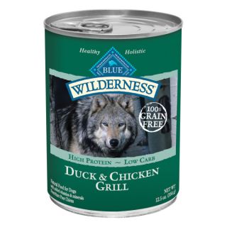 Blue Buffalo Wilderness Grain Free Duck & Chicken Grill Canned Dog Food   Sale   Dog