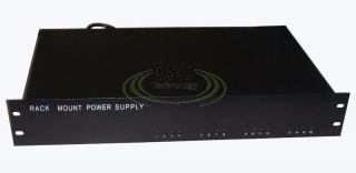 16CH 13A DC12V Rack Mount Style CCTV Power Supply UL Approved for CCTV