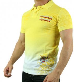 6762) Herren Cipo & Baxx Polo T Shirt gelb Gr. S