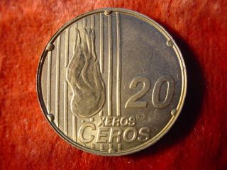 20 cent XEROS CEROS 2006 cents ESSAI Muenze PATTERN Coin PROBE EUR