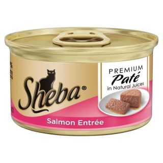 Sheba Premium Pat Salmon Entre Cat Food   Sale   Cat