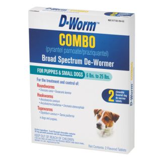 D Worm Combo Broad Spectrum De Wormer   Health & Wellness   Dog