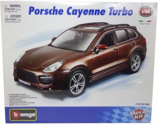 Porsche Cayenne rotbraun, 124, Bausatz, Kit, bburago