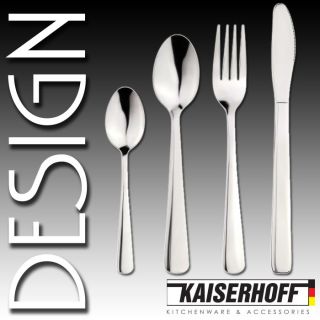 Edelstahl Design Besteck Set, 24 teilig Essbesteck Besteckset KH 9223