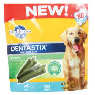 Pedigree Dentastix Fresh Flavor Large 28 ct   Dental Care   Dog