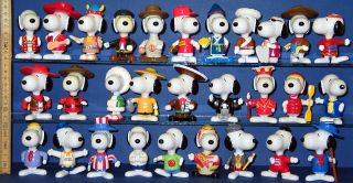 Snoopy Snoopys  Peanuts 29 x Weltreise McDonalds Figuren