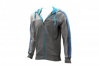 Herren Kapuzenpullover Sweatshirt Hoodie Adidas Essentials 3 Stripes