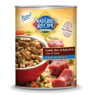Nature's Recipe Easy to Digest Lamb & Rice Cuts In Gravy Formula Canned Dog Food   Sale   Dog