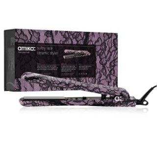 amika Sultry Lace Ceramic Styler Straightener with 1.25 Floating