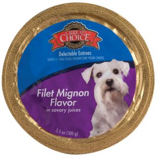 Grreat Choice Filet Mignon Flavor in Savory Juices Gourmet Dog Food   Sale   Dog