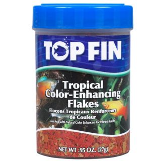 Top Fin Tropical Color Enhancing Flakes   5.7 oz