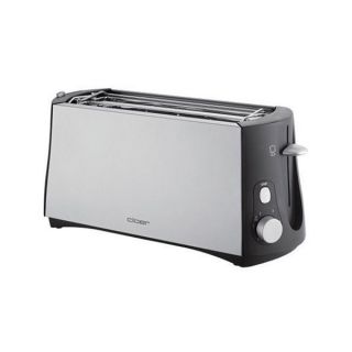 Cloer 3710 Toaster für 4 Scheiben chrom matt/schwarz