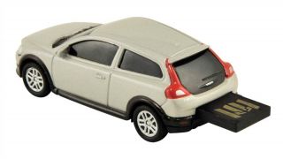 Volvo C30 modelled USB flash drive. Store your data in style on this
