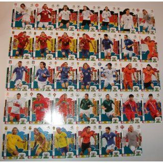 Panini EURO 2012 Adrenalyn XL alle 34 verschiedenen STAR PLAYER Karten