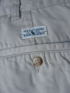 RALPH LAUREN POLO SPORT CHINO HOSE W40 L36 Beige Fein Klassisch Jeans