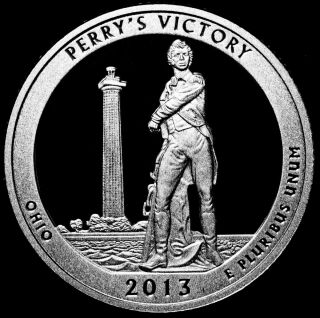 National Park Quarter 2013, Perrys Victory Memorial – OHIO, D Mint