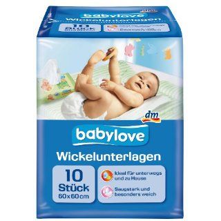 Babylove Wickelunterlagen, 3er Pack (3 x 10 Stück) 