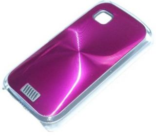 Hard Case / Schutzhülle PINK mit Metallic Aluminium Rückseite für