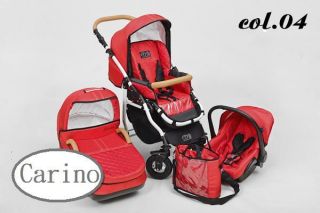 Carino   vierrädriger universeller Kinderwagen mitMöglichkeit,einen