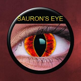 Kostüm Zubehör Fun Kontaktlinsen Sauron Eyes HdR / cooler Augen Look