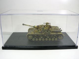 Der Panzer wurde im Display nur in der Vitrine ausgestellt.