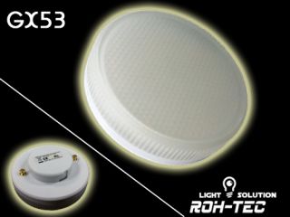 GX53 LED Einbauleuchte 30 SMD Leds 230V  330Lm warm weiß