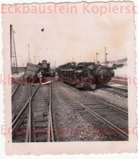 Orig Foto 58 1823 Eisenbahnunglueck Treuchtlingen Eisenbahn Dampflok