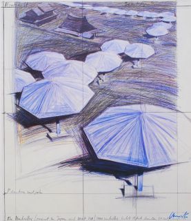 Christo   The Umbrellas   handsigniert