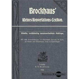Brockhaus. Kleines Konversations Lexikon (Digitale Bibliothek 50