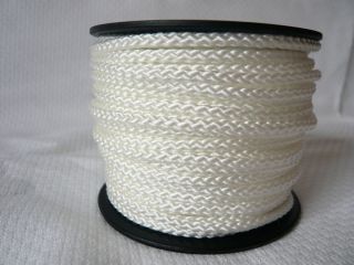 Polypropylen Seil 4 mm, 30 m weiss, PP Multifil PP Flechtleine Schnur