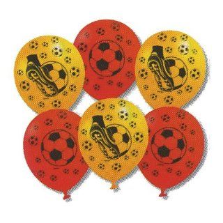 Riethm?ller 450113 Fussball Ballons, 6er Pack, Fussballdeko WM 2010