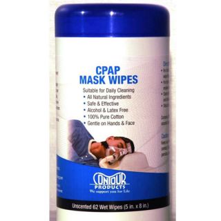 CPAP Masken Reinigungs Feuchttücher Baumwolle 62 Stück