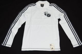 Adidas Co LS Polo O02626 Herren Shirt Langarm polo weiß/grau XS 2XL