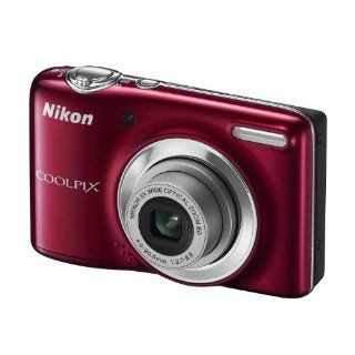 Nikon Coolpix L25 Digitalkamera 3 Zoll rot Kamera & Foto