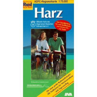 ADFC Regionalkarten, Harz Alle Radtouren für Wochenendtour und