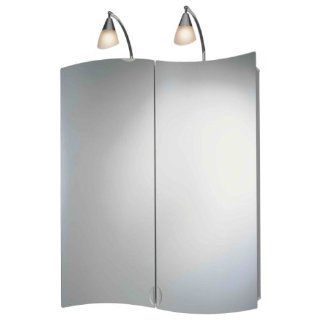Sieper 5766073 Aluminium Spiegelschrank ALUSTYLE alu 65x93x17 cm