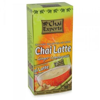 65 EUR/kg) 16x Chai Experts Chai Latte The Ginger Lemongrass 10x26g