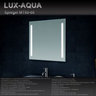 Wand Spiegel Badezimmerspiegel LED Beleuchtung 60x60cm MT60 60